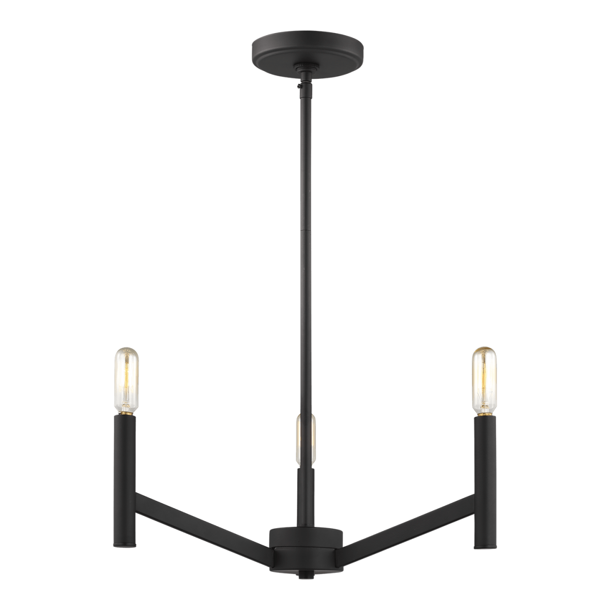 Chandelier Vector - Noir de minuit 18" Ampoules DEL incluses by Visual Comfort Studio | Luminaires & cie