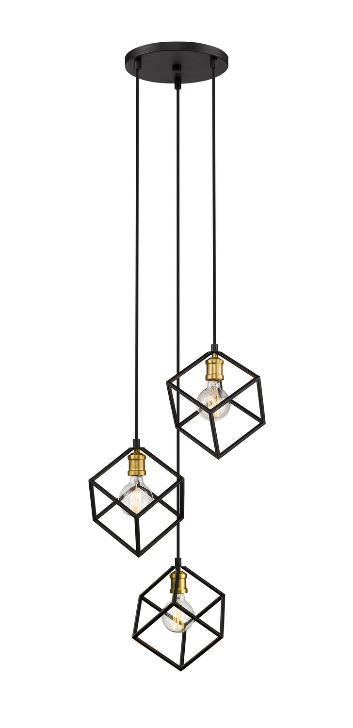 Suspension multiple Vertical Bronze + Laiton vieilli, 18" – Z-Lite