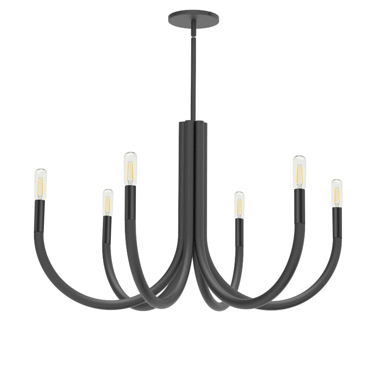 Chandelier Wand - Noir mat 28" by Dainolite | Luminaires & cie