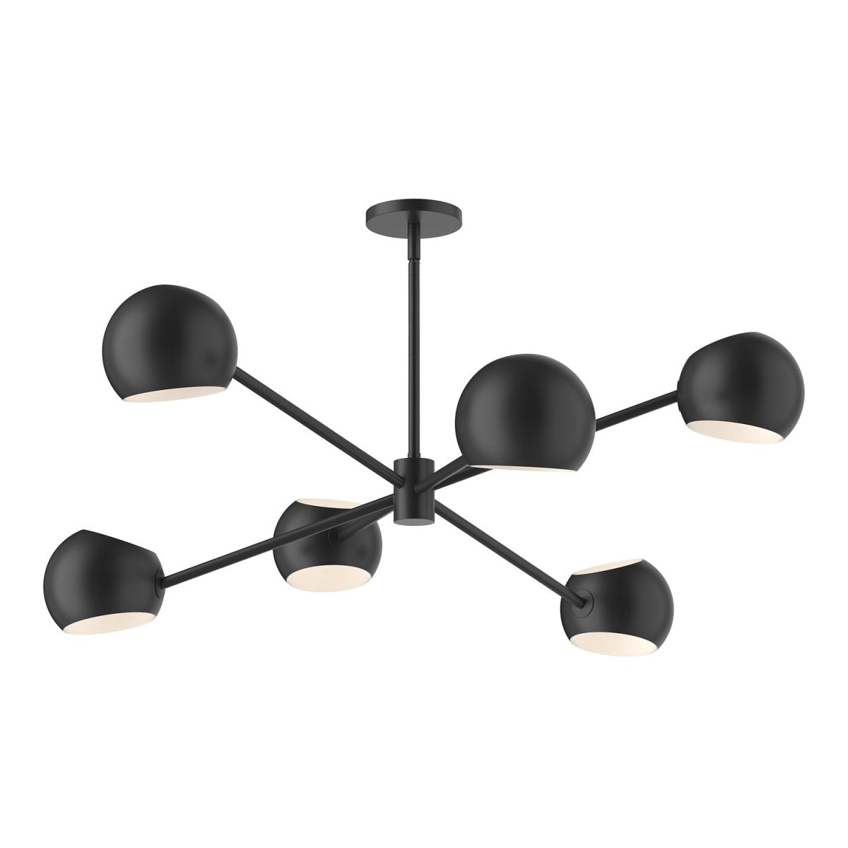 Chandelier Willow - Noir mat 37" by Alora Lighting | Luminaires & cie