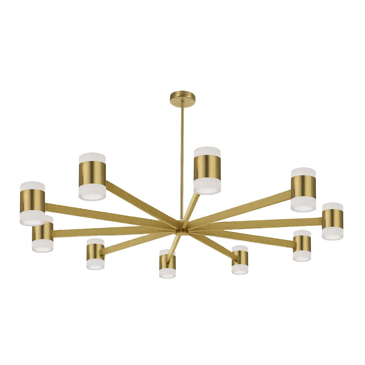 Lustre Wilson 48", Laiton vieilli – Dainolite