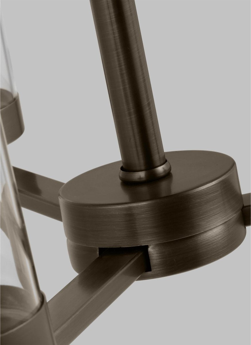 Chandelier Zire - Bronze brossé bronze 18" Ampoules DEL incluses by Visual Comfort Studio | Luminaires & cie