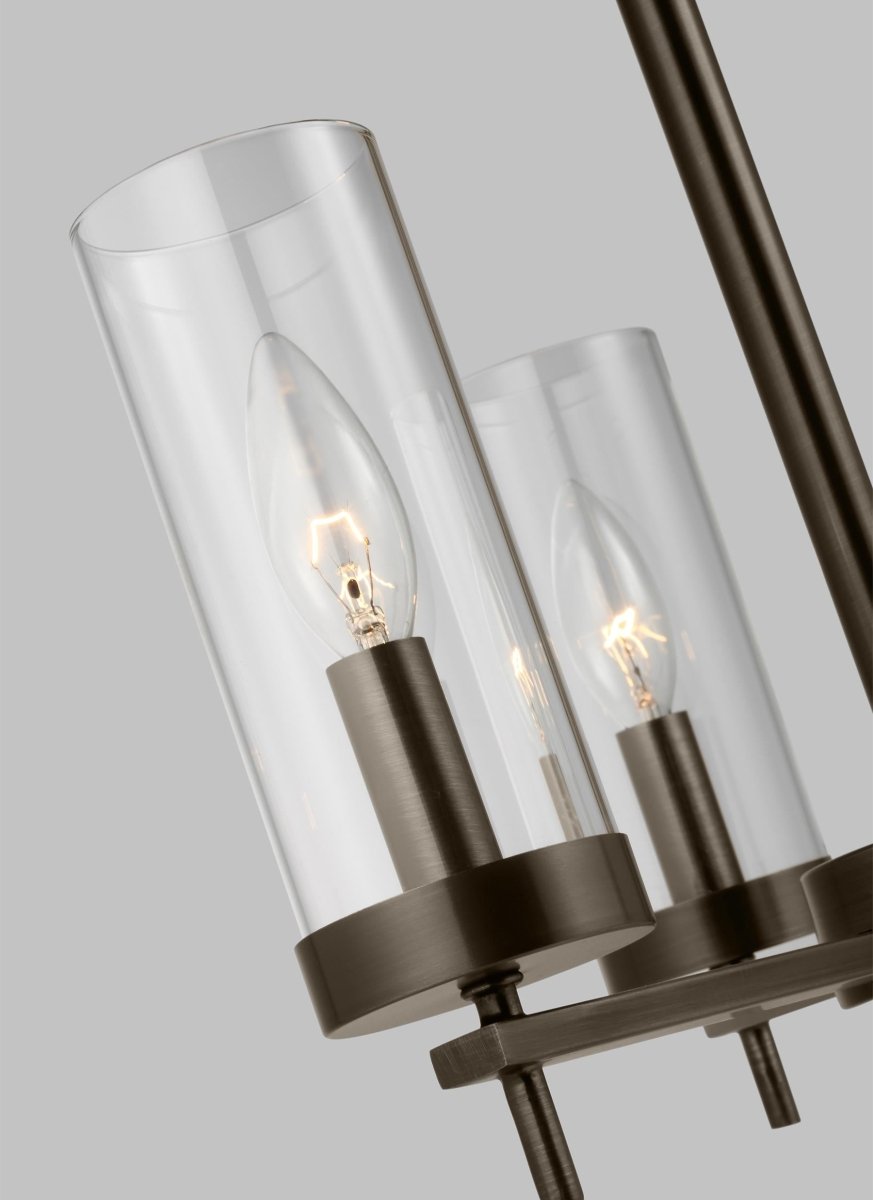Chandelier Zire - Bronze brossé bronze 18" Ampoules DEL incluses by Visual Comfort Studio | Luminaires & cie