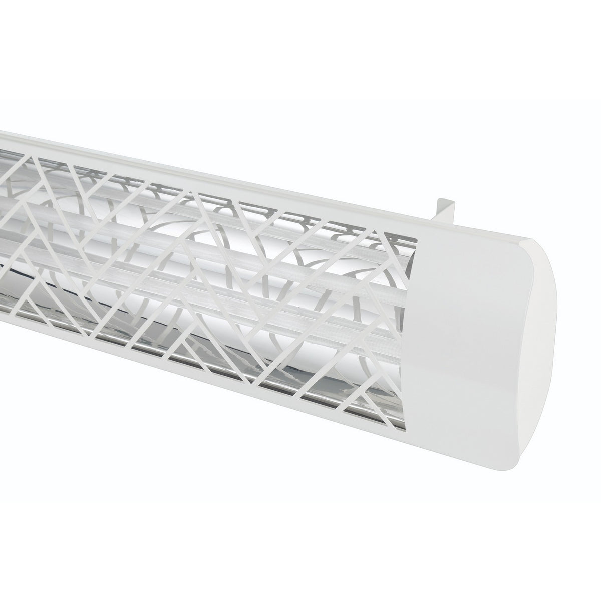 Chaufferette infrarouge 6000W EF60 Series Chevron, Blanc, 240V – vue 3