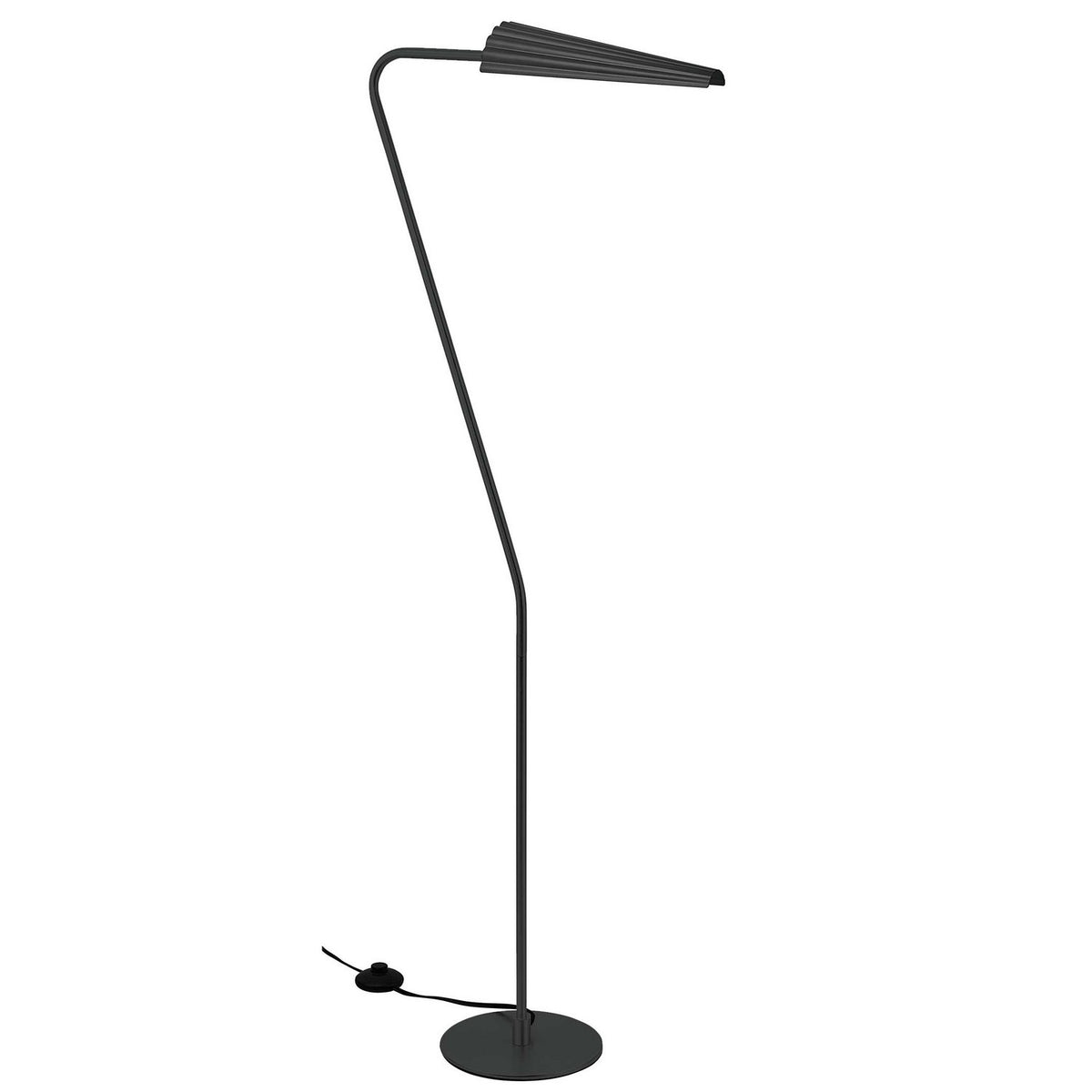 Lampe sur pied Cassie Noir mat – Dainolite