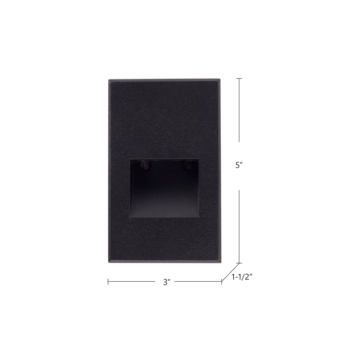 Éclairage de marche Sonic — 3" Noir, 12V, avec pilote DEL classe 2 CA/CC (pilote fourni par tiers) – vue 3