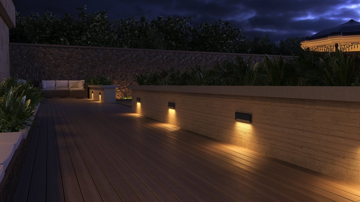 Éclairage paysager Mason