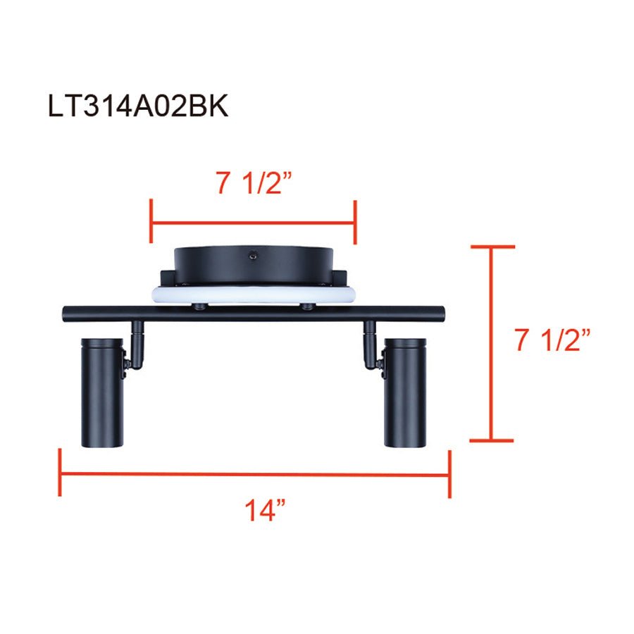 Éclairage sur rail Denver - 33 1/4" by Canarm | Luminaires & cie