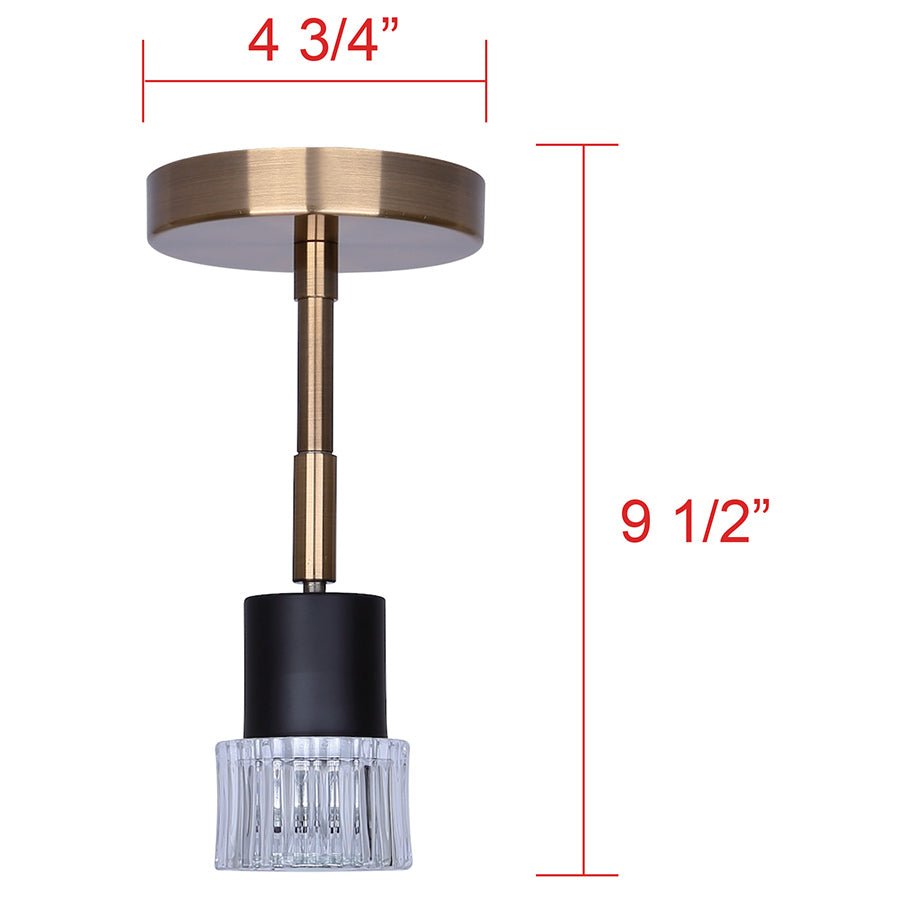 Éclairage sur rail Elsee - 4 3/4" by Canarm | Luminaires & cie