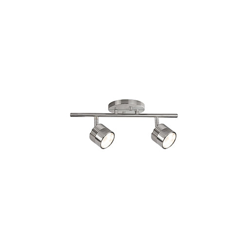 Rail d'éclairage Lyra Nickel brossé, nombre ampoules 2 – Kuzco Lighting