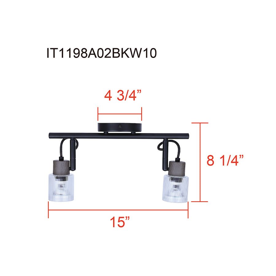 Éclairage sur rail Owen - Noir mat by Canarm | Luminaires & cie