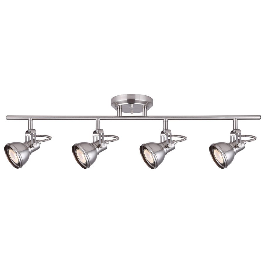 Éclairage sur rail Polo - Nickel brossé 29" 29" by Canarm | Luminaires & cie