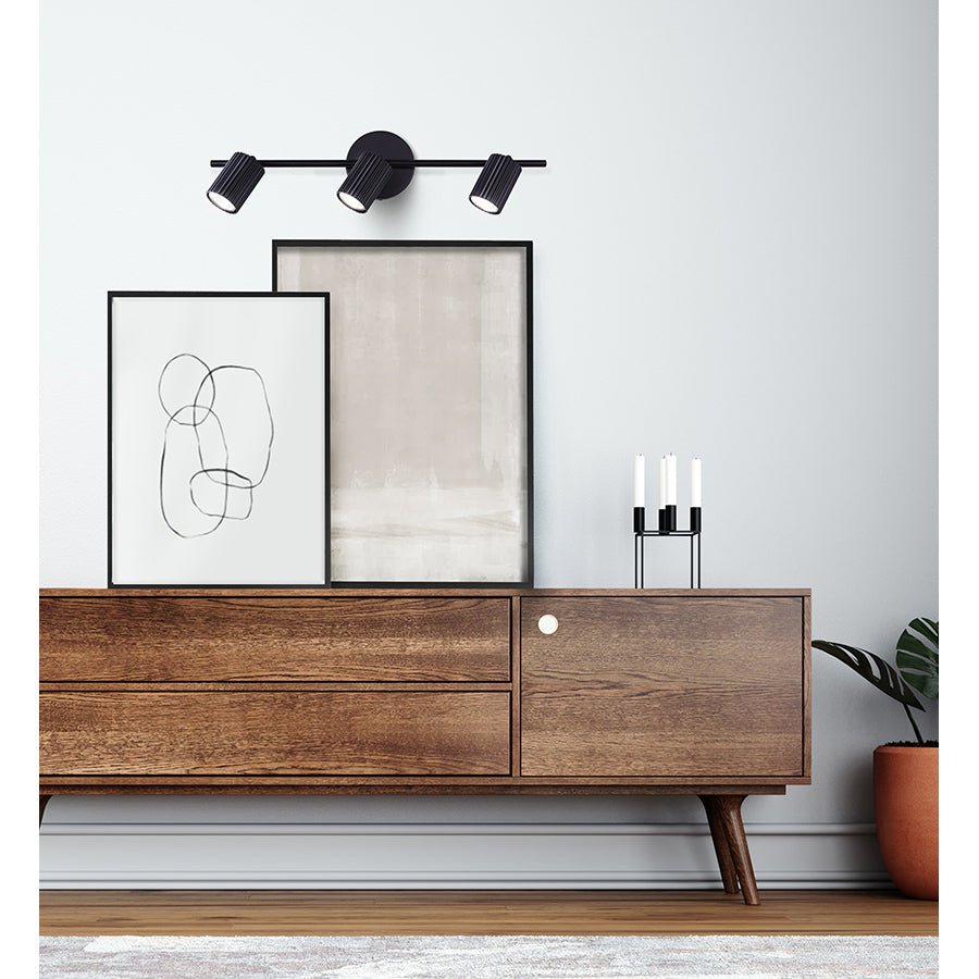 Éclairage sur rail Rexton - Blanc 29" by Canarm | Luminaires & cie