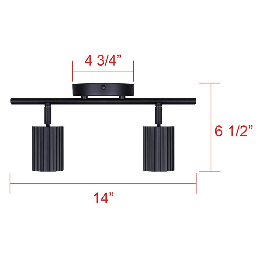 Éclairage sur rail Rexton - Blanc 29" by Canarm | Luminaires & cie