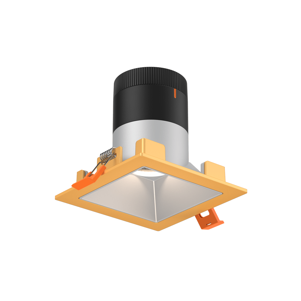 Encastré 3" carré Moda - 20° Or Alzak by dals | Luminaires & cie