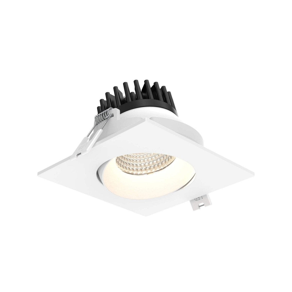 Encastré 3.5" carré Revolve - Blanc 2700K, 3000K, 3500K, 4000K, 5000K, Gradation chaude (3000K – 2200K) by dals | Luminaires & cie