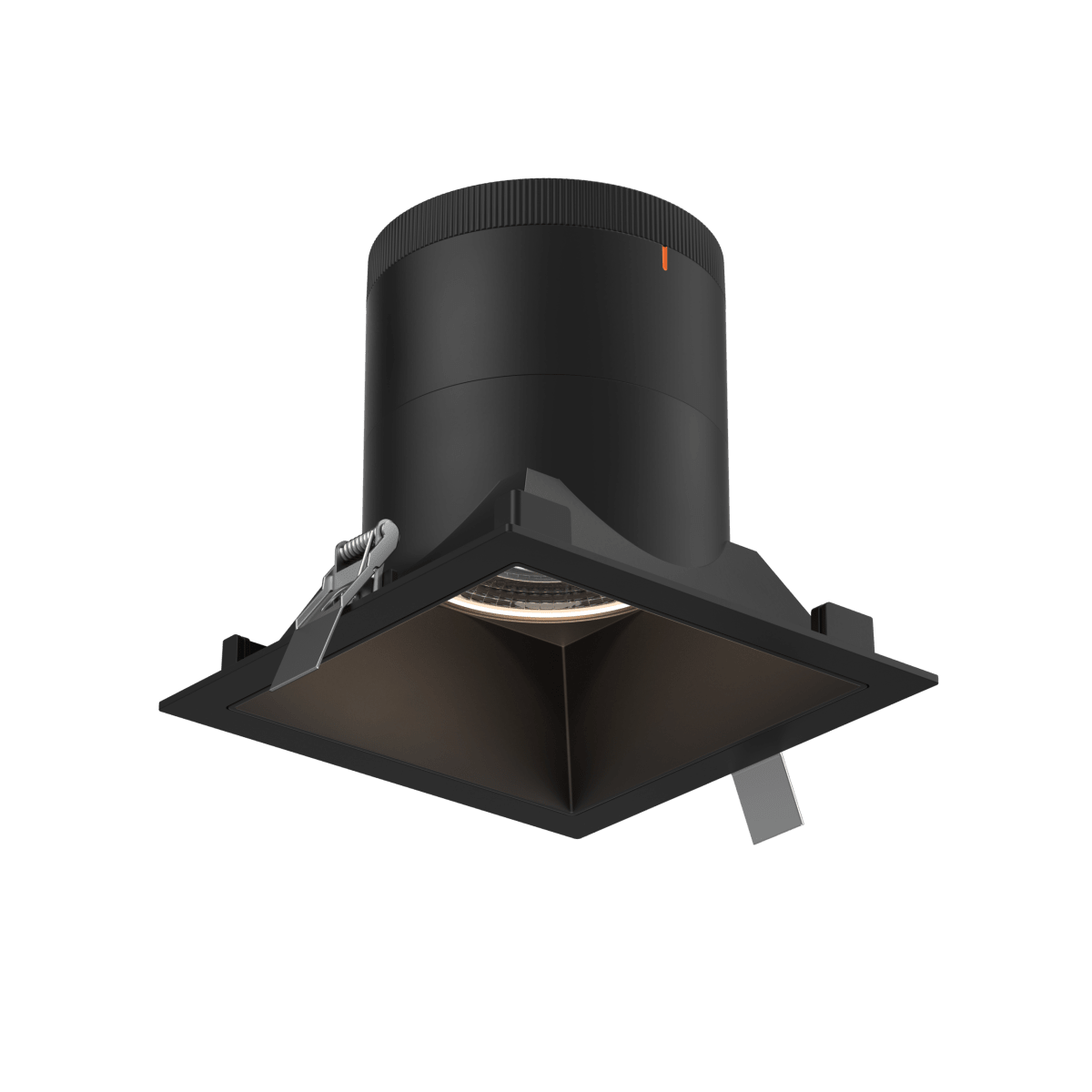 Encastré 6" carré Moda - 20° Noir Noir by dals | Luminaires & cie