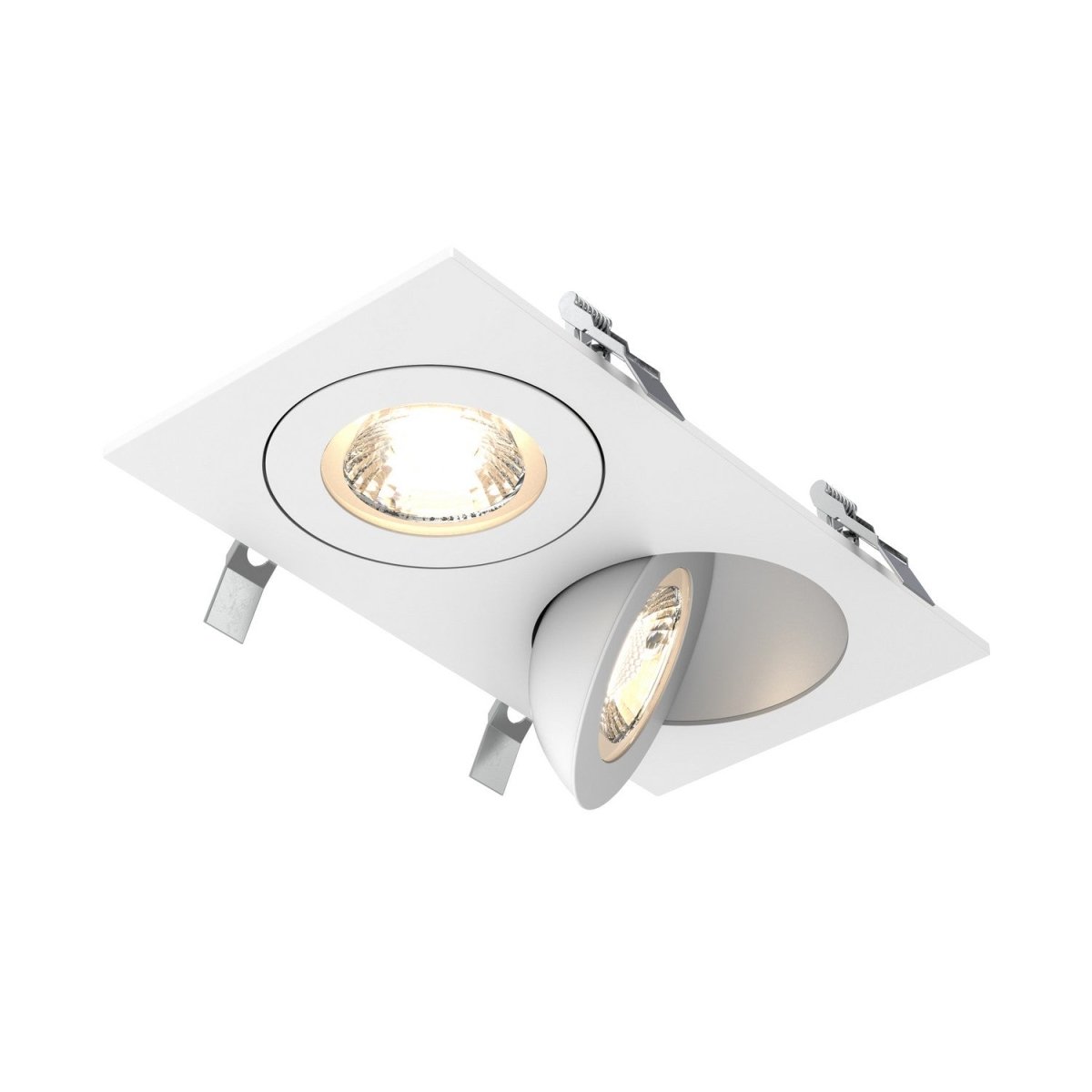 Encastré DUO Pivot - Blanc 1 by dals | Luminaires & cie