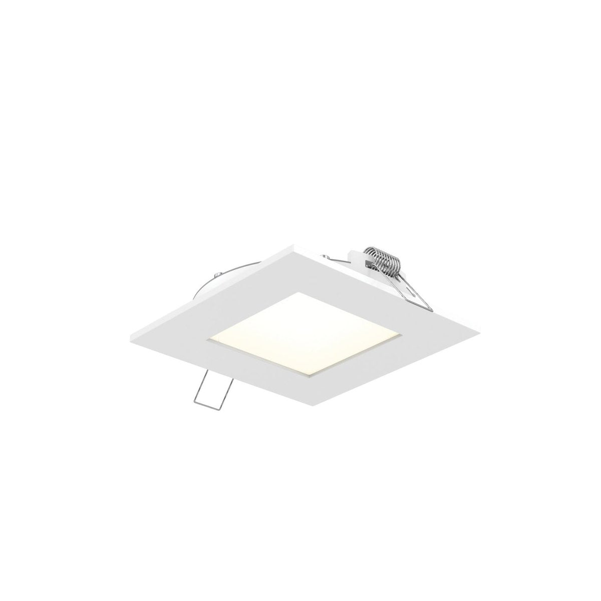 Encastré panneau DEL 4" carré Excel - Blanc 4 15/16" by dals | Luminaires & cie