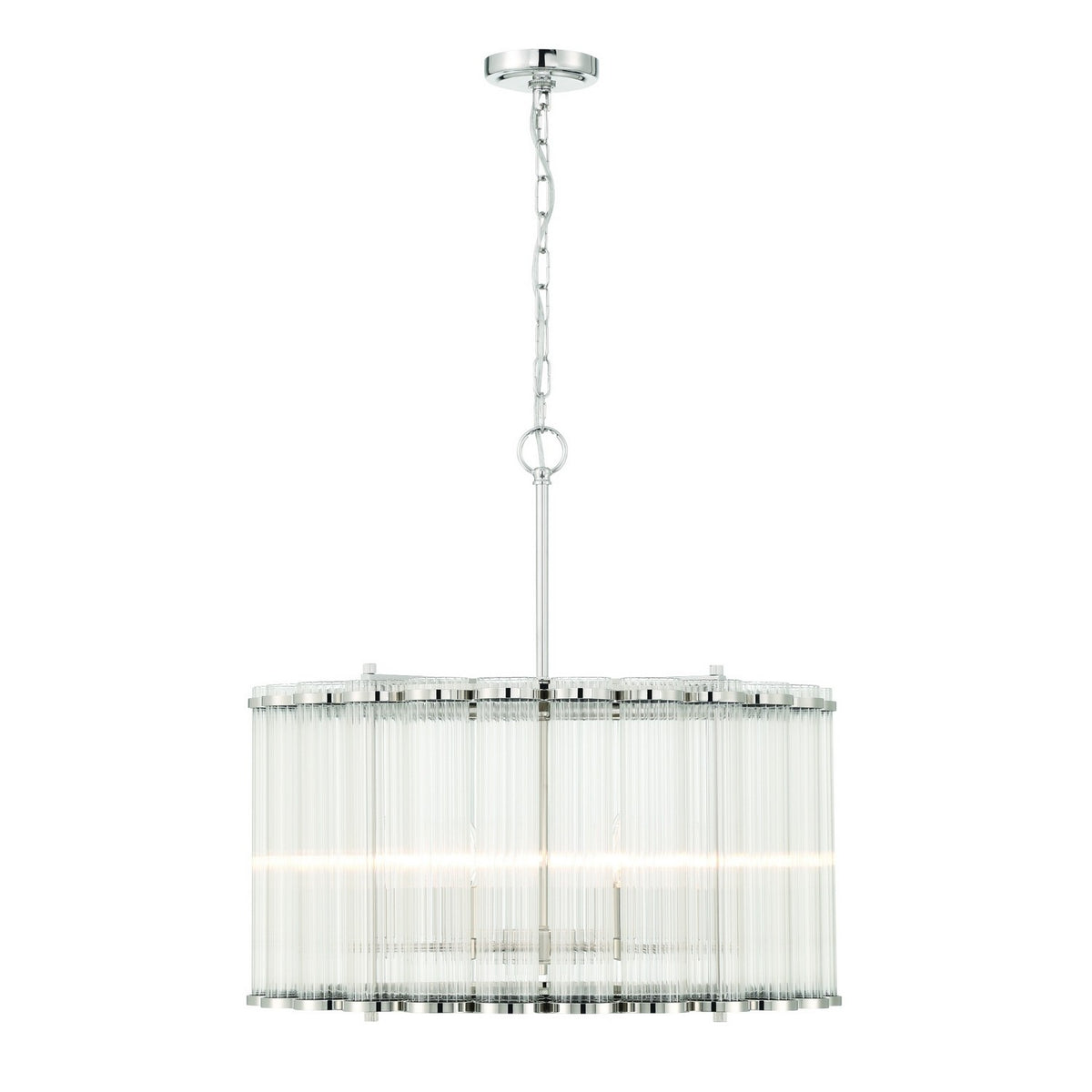 Suspension Glasbury Nickel poli – Eurofase