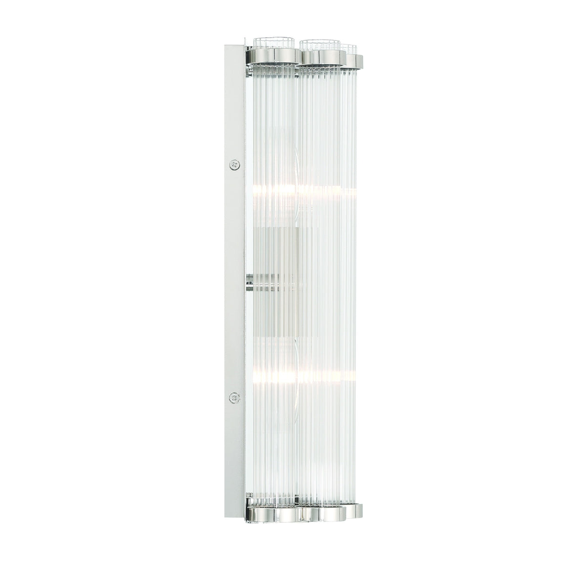 Applique murale Glasbury Nickel poli – vue 4