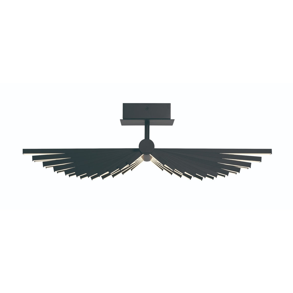 Semi-plafonnier Seraph Noir mat – vue 3