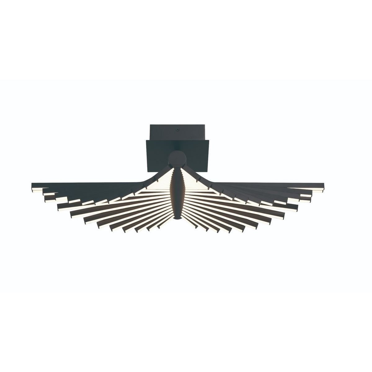 Semi-plafonnier Seraph Noir mat – Eurofase