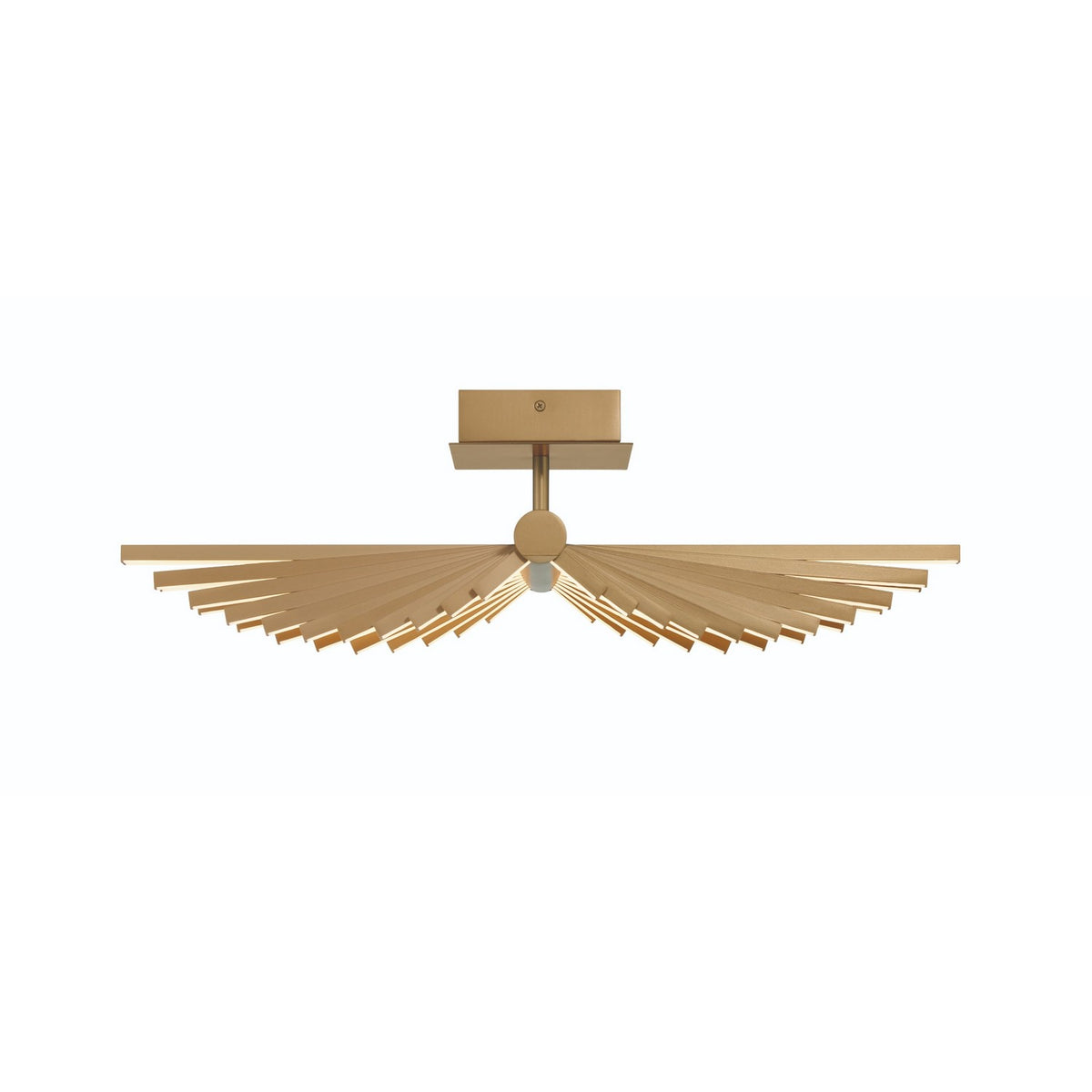 Semi-plafonnier Seraph Or mat – vue 2