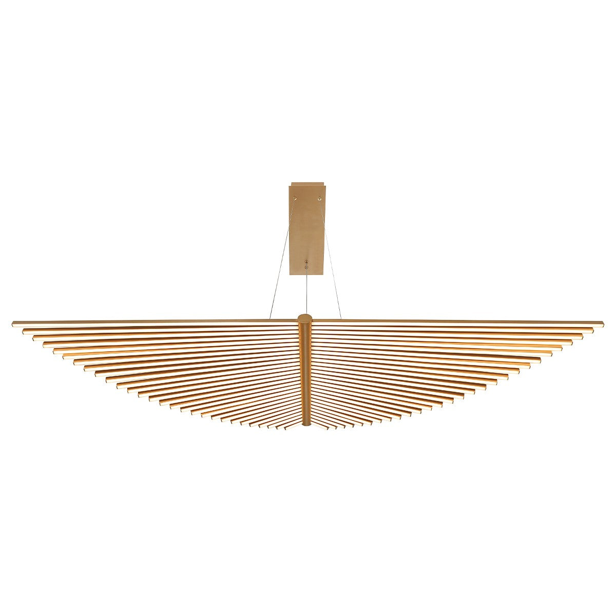 Suspension linéaire Seraph Or mat – vue 2
