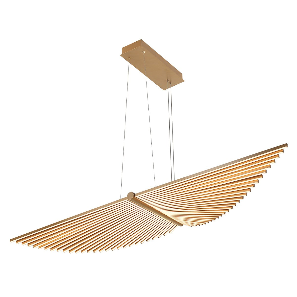 Suspension linéaire Seraph Or mat – vue 5