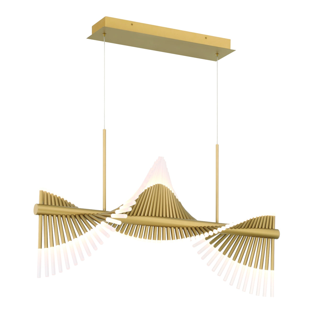 Suspension linéaire Voltik Or mat, 18 3/4" – vue 3