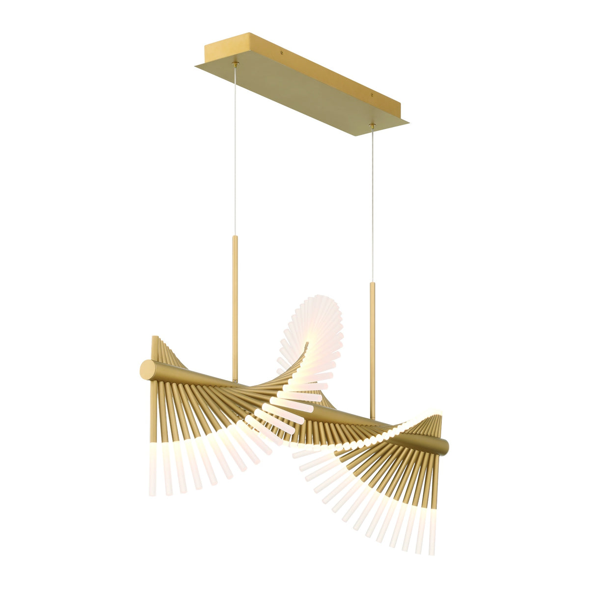 Suspension linéaire Voltik Or mat, 18 3/4" – vue 4