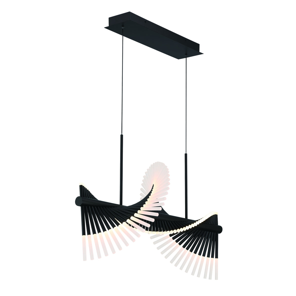 Suspension linéaire Voltik Noir mat, 18 3/4" – vue 4