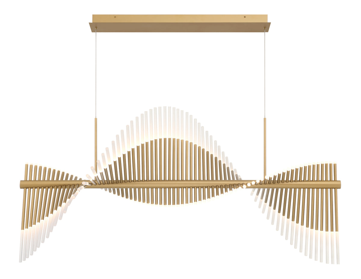 Suspension linéaire Voltik Or mat, 29" – vue 2