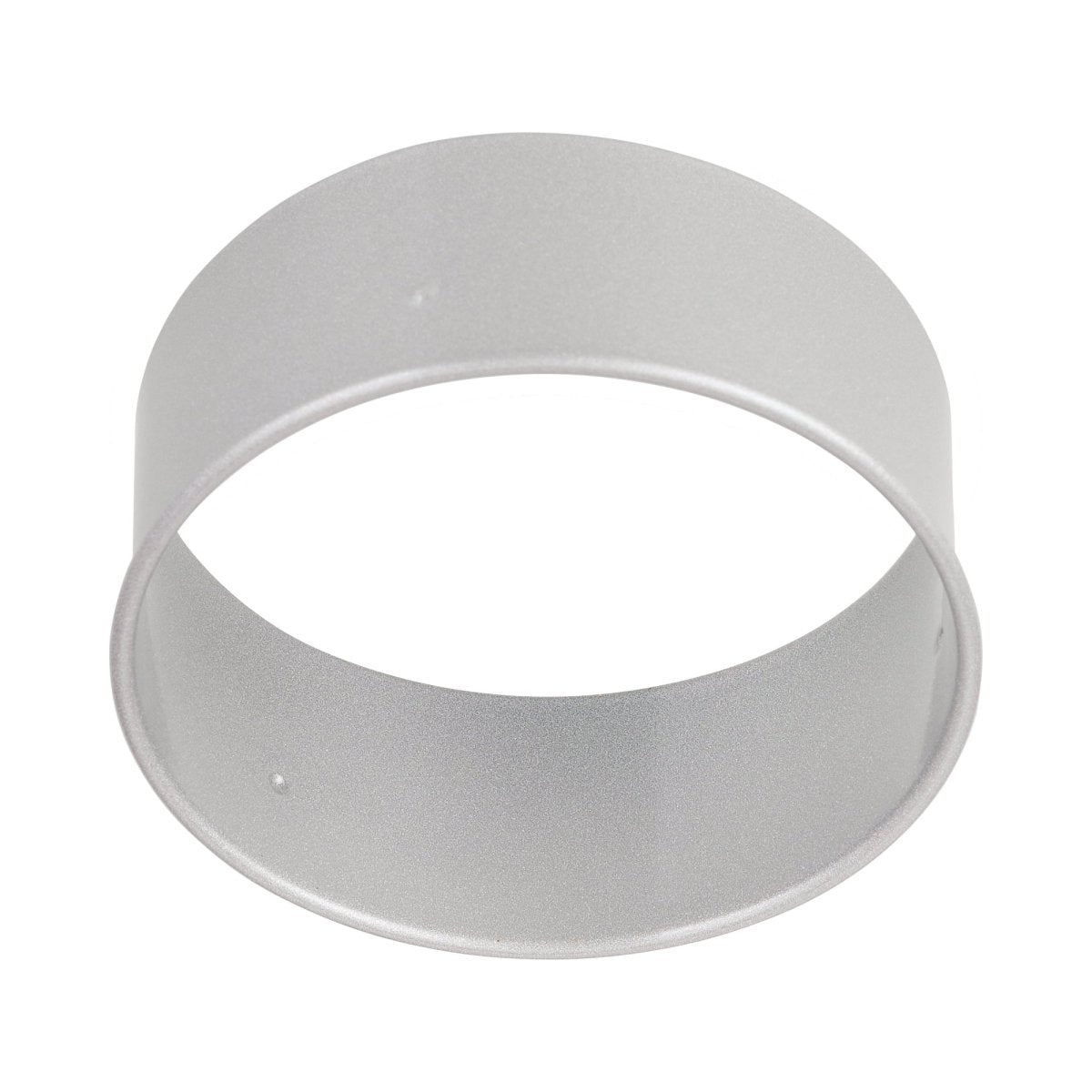 Finition encastrée 6" rond Trago - Chrome noir by Eglo | Luminaires & cie