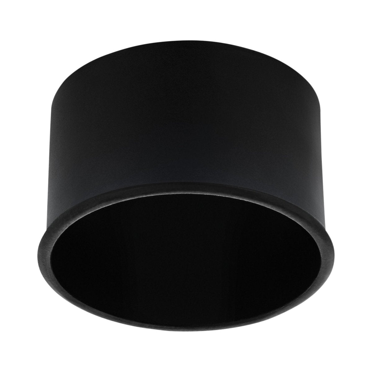 Finition encastrée cylindre Tortoreto - Noir by Eglo | Luminaires & cie