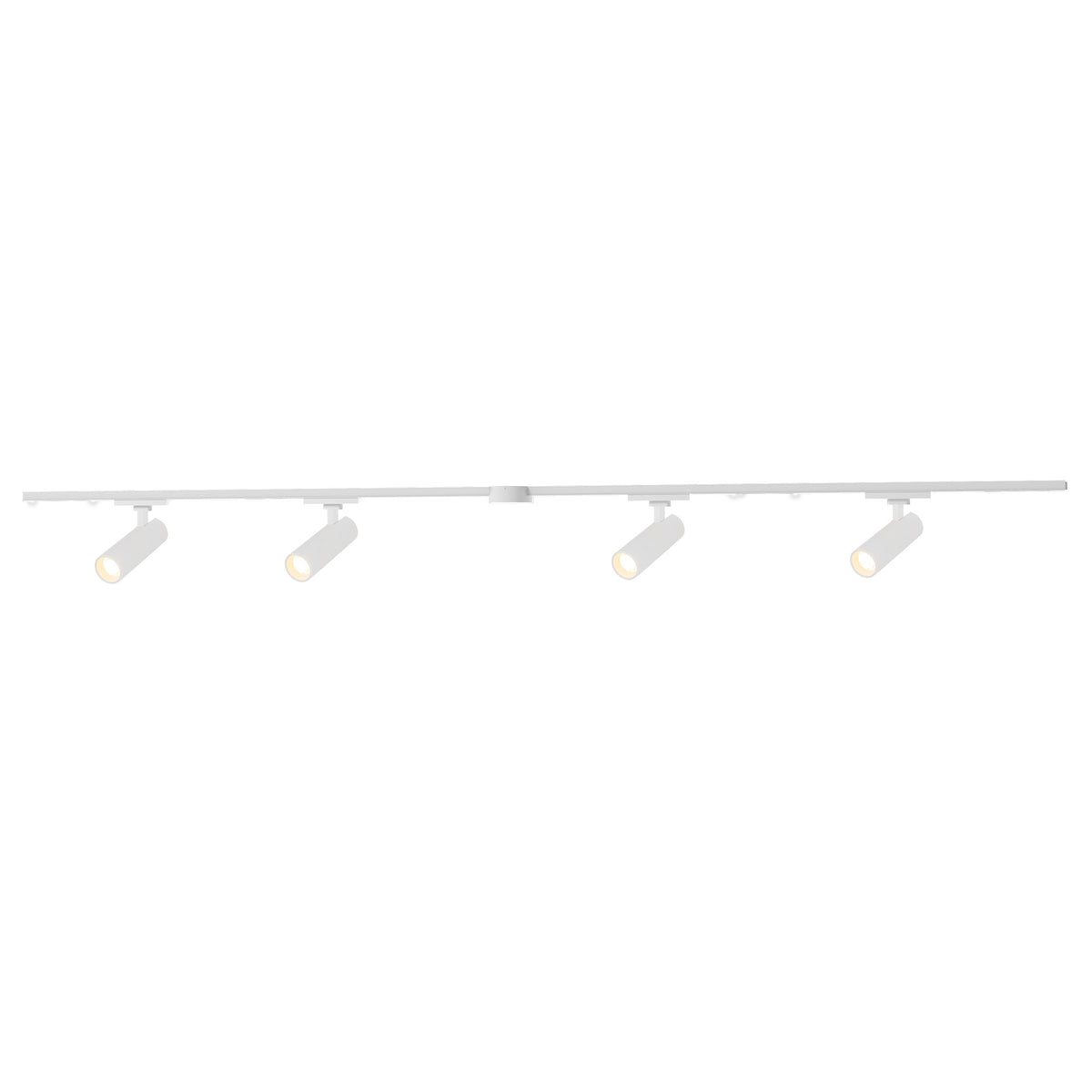 Kit de rail de plafond Trilo 2po Paolo nombre de têtes 4, Blanc, 3000K – Kuzco Lighting