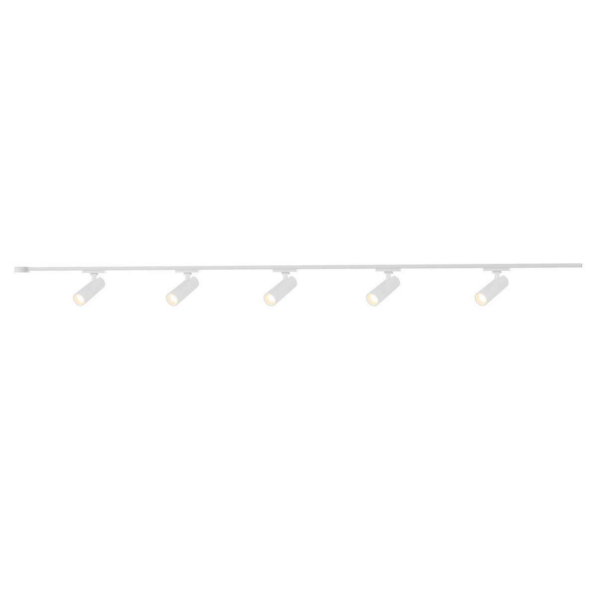 Kit de rail de plafond Trilo 2po Paolo nombre de têtes 5, Blanc, 4000K – Kuzco Lighting