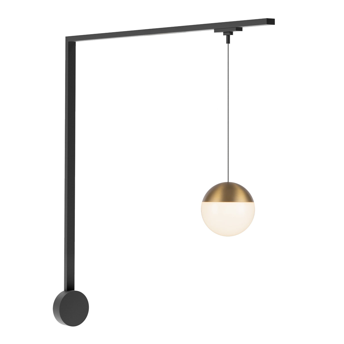 Kit de rail mural Trilo Monae Or brossé, 4000K – Kuzco Lighting