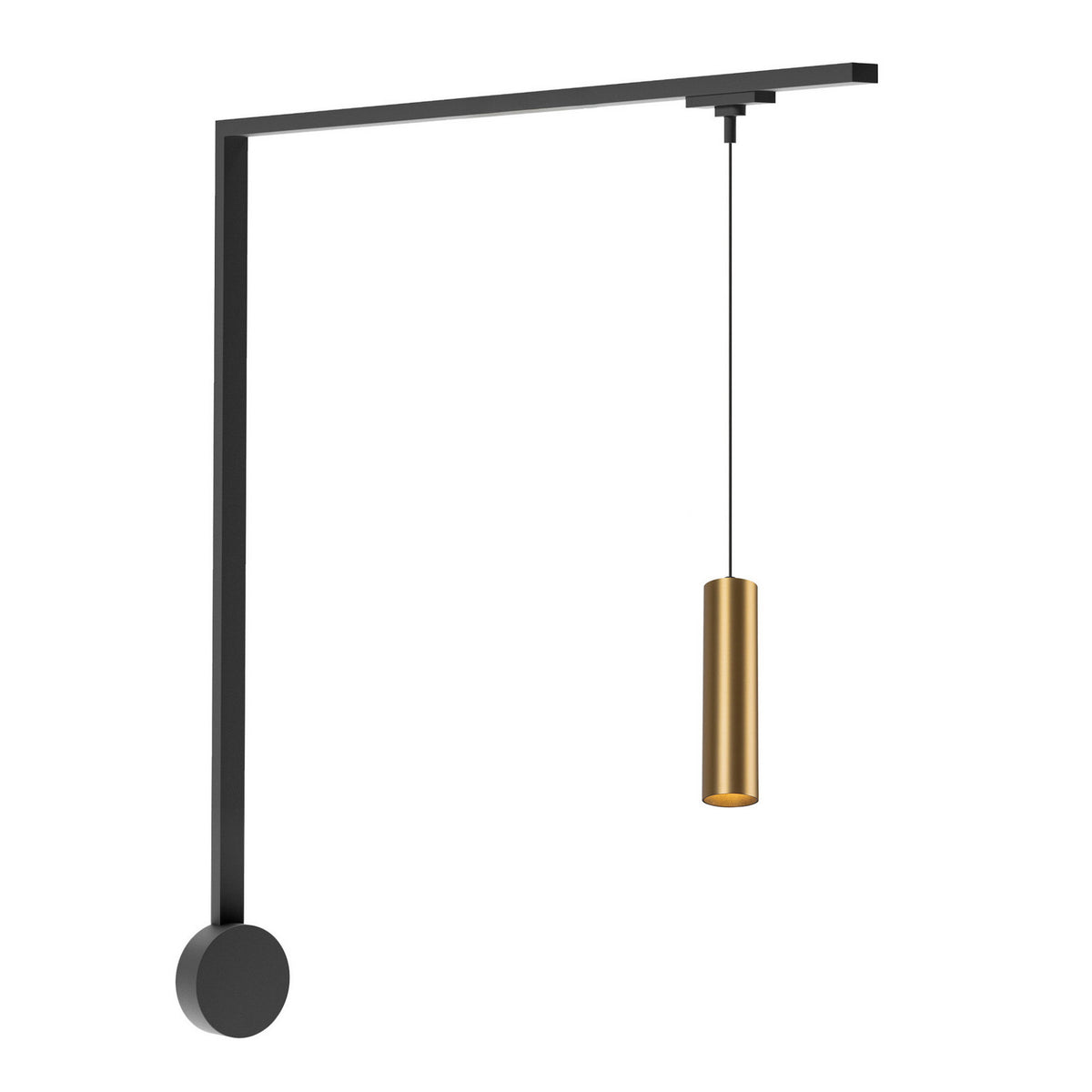 Kit de rail mural Trilo Remuda Or brossé, 3000K – Kuzco Lighting