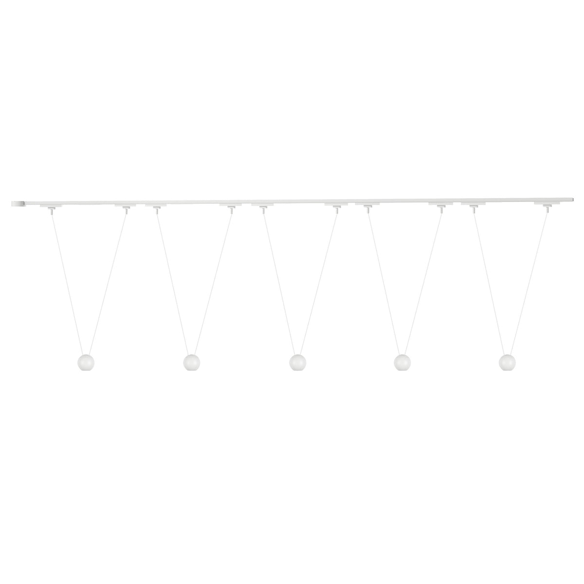 Kit de rail Trilo Faria Double Blanc, 4000K – Kuzco Lighting
