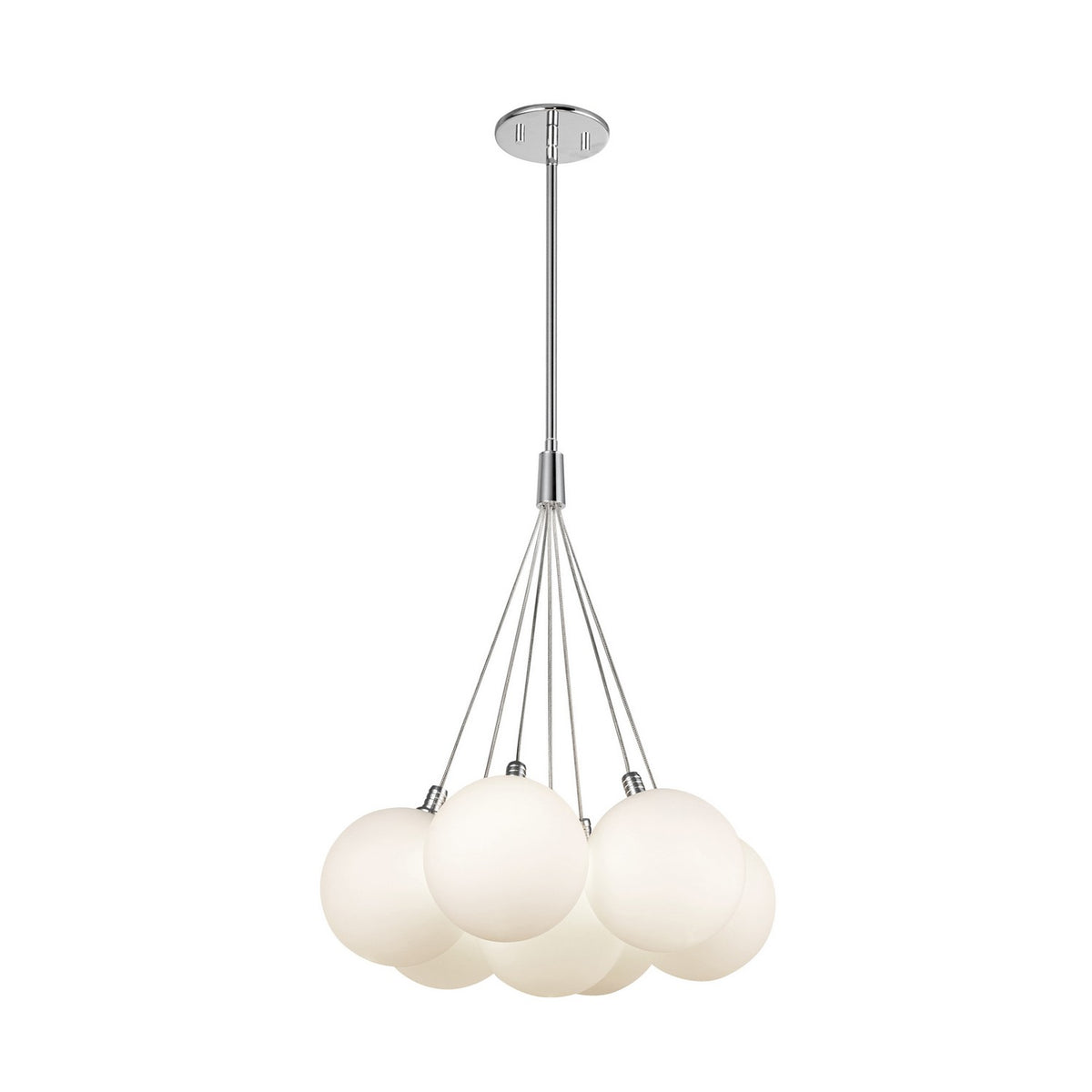 Lustre Bolla Verre opale, Verre opale mat, 16 1/2" – vue 4