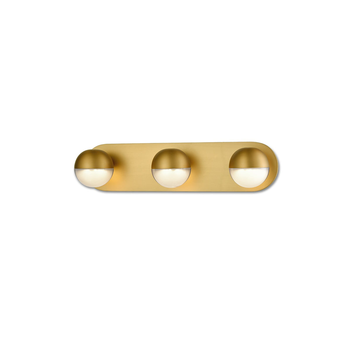 Luminaire de vanité Pluto Or brossé, 3000K – Kuzco Lighting