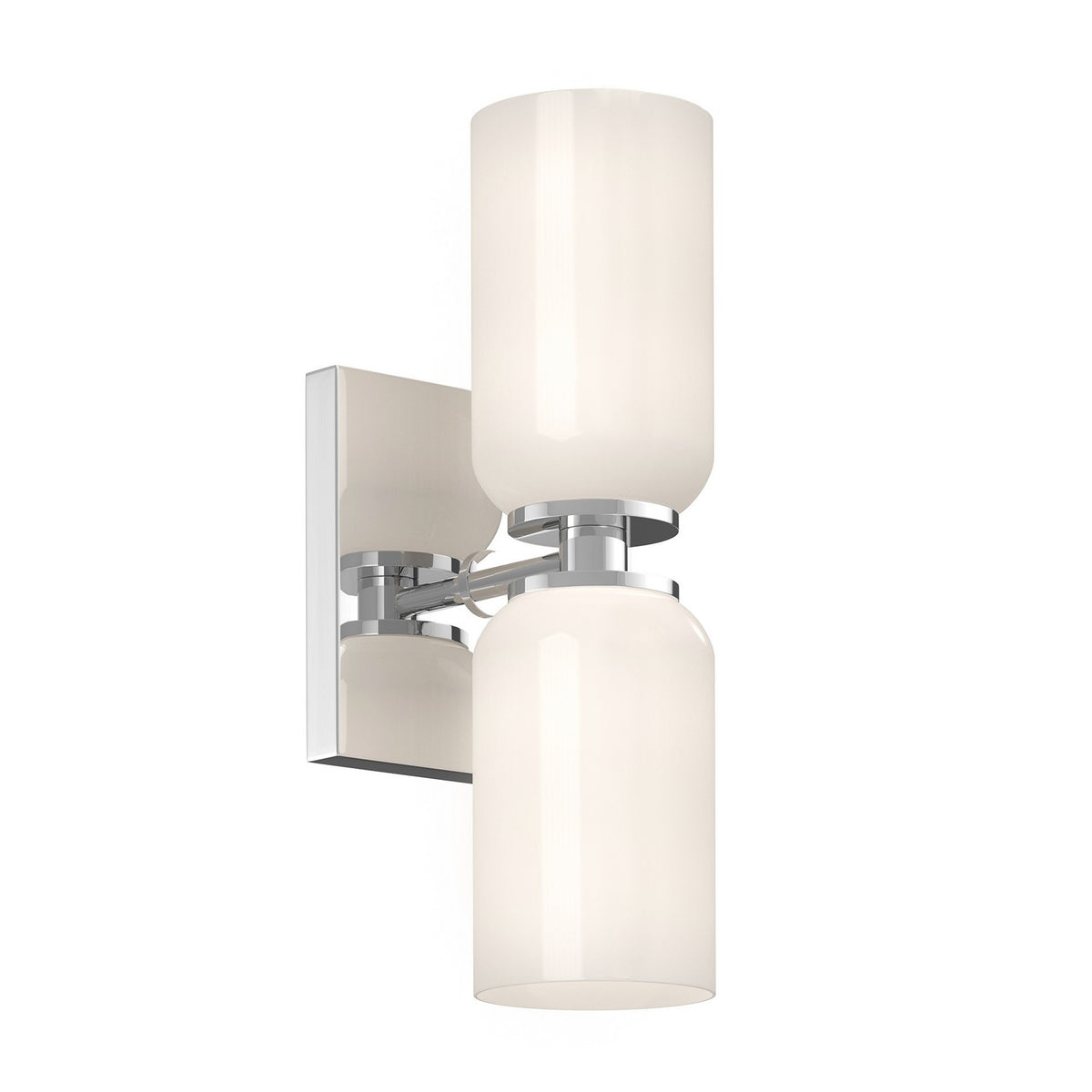 Applique murale Nola Chrome / Opale, nombre ampoules 2 – Kuzco Lighting