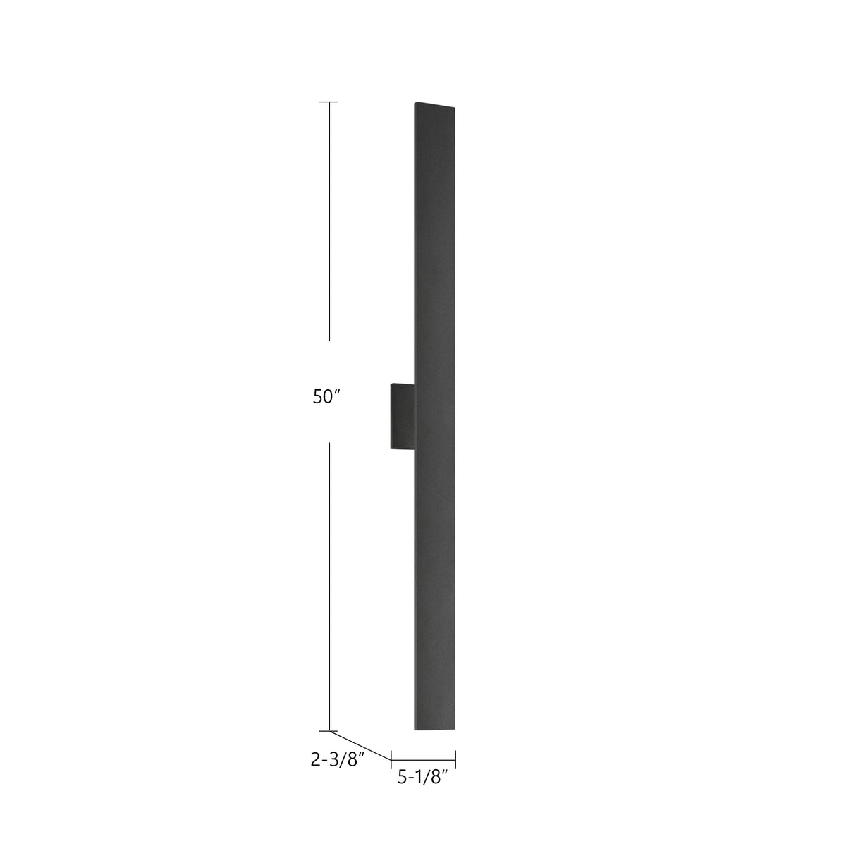 Applique extérieure Vesta Nickel brossé, 50" – vue 3