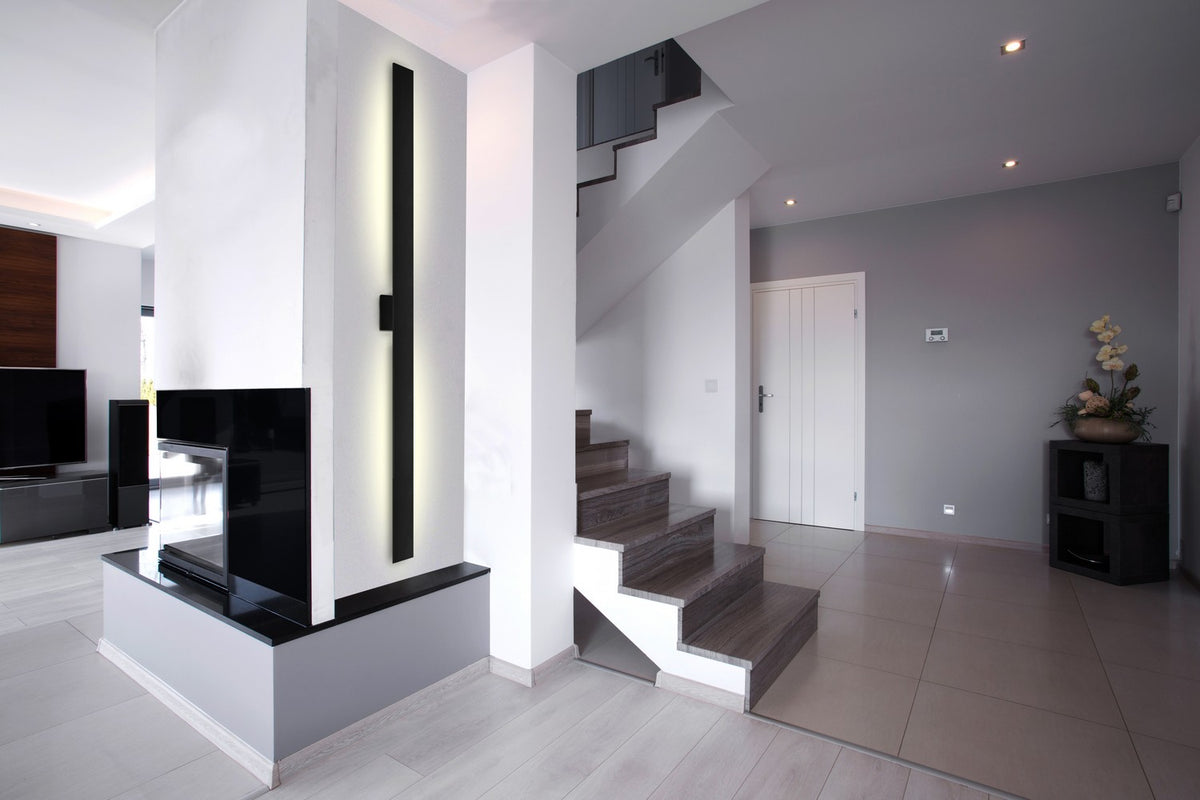 Applique extérieure Vesta Noir, 72" – vue 2