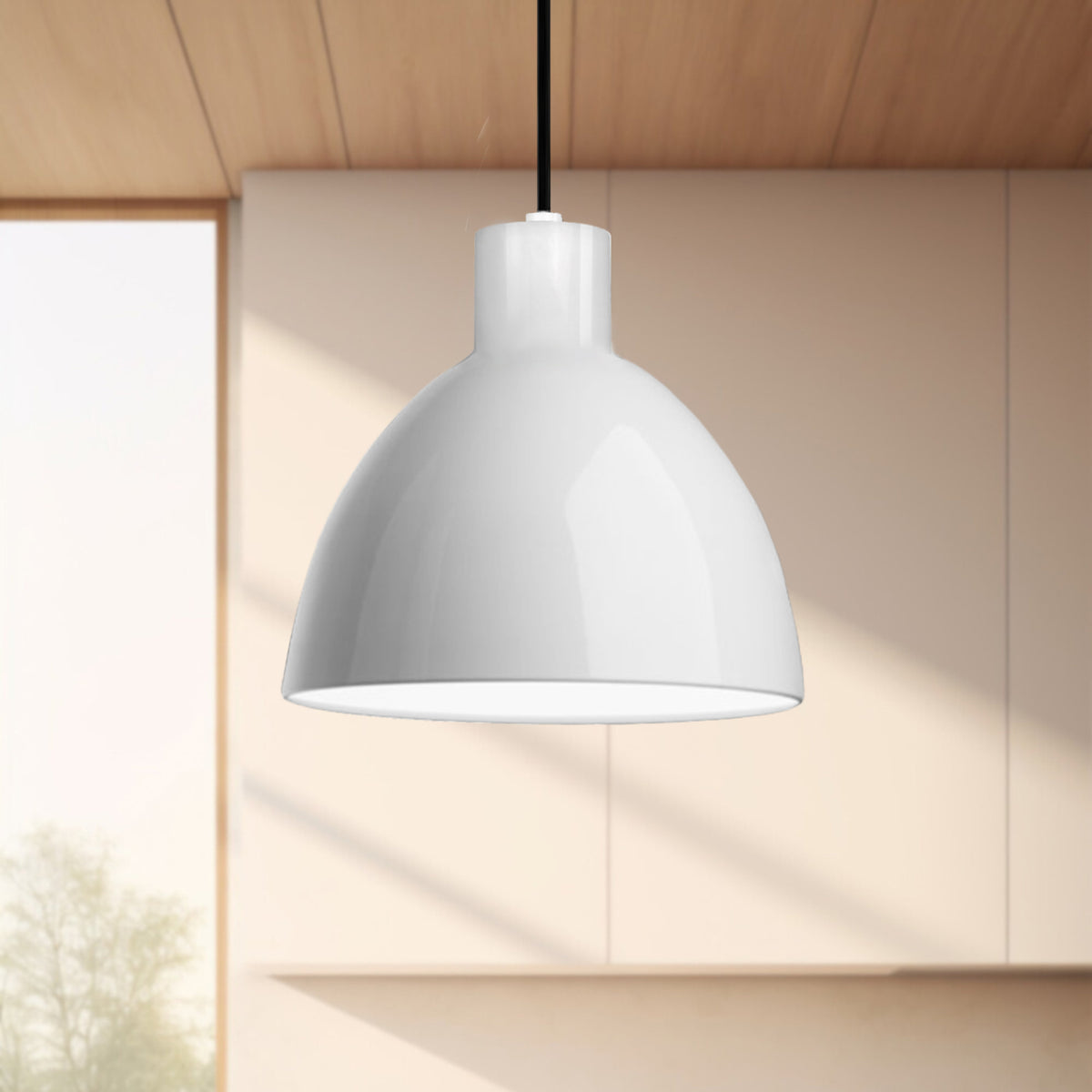 Mini-suspension Chroma Blanc, 6 3/8" – vue 2