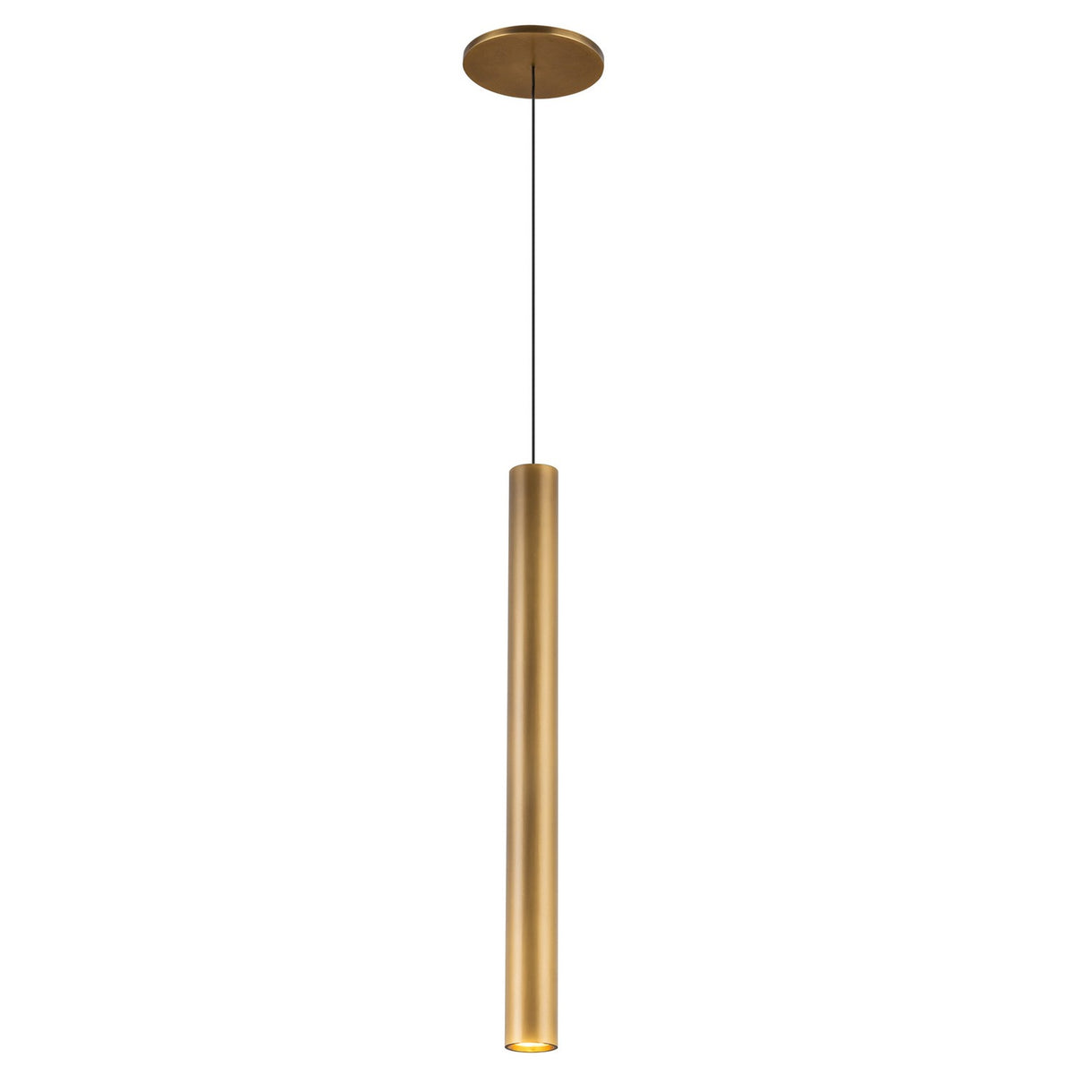 Mini-suspension Mason Laiton vintage, Chicane aluminium – Kuzco Lighting