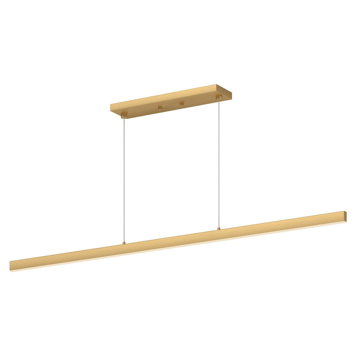 Suspension linéaire Vega Or brossé, 56", 2700K – Kuzco Lighting