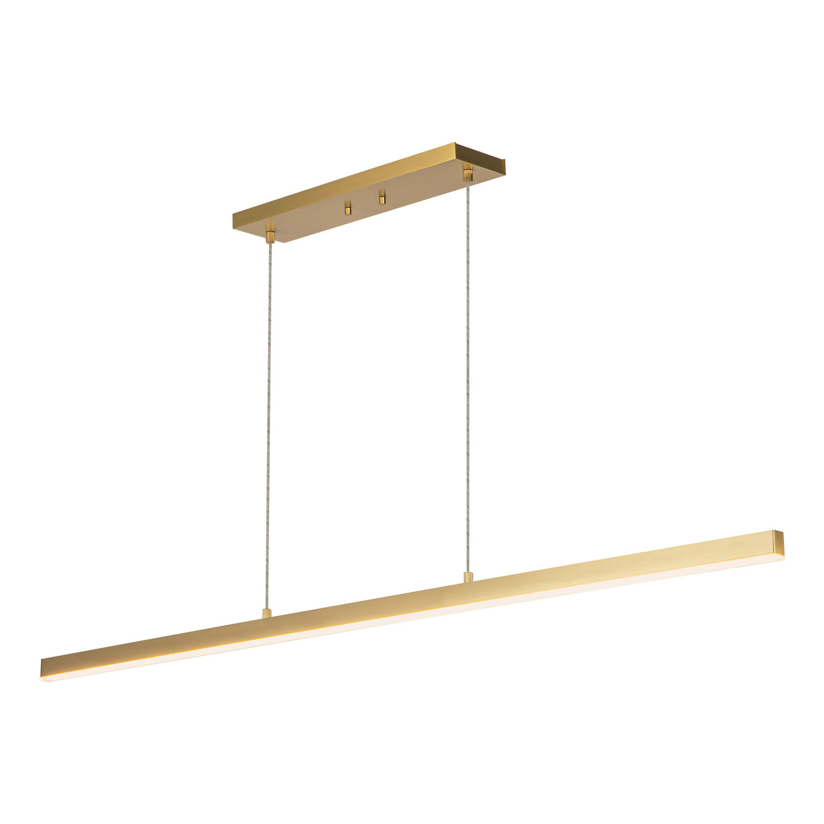Suspension linéaire Vega Or brossé, 56", 3000K – vue 2